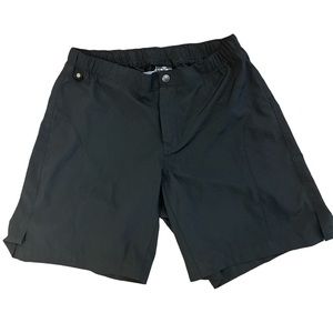 Canari Women's Shorts Black Excellent Snap snd Drawstring ‎ Medium